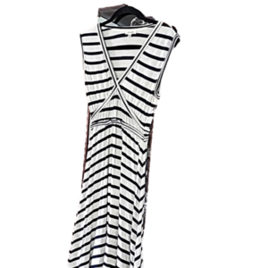 Max Studio Dress Black and white stripes small
